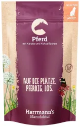 Herrmann's Pferd mit Karotte und Kokosflocken, Nassfutter für Katzen (100g)