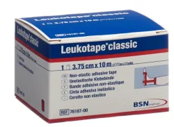 Leukotape classic Pflasterband rot (10m x 3.75cm)
