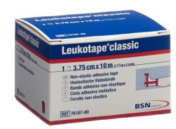 Leukotape classic Pflasterband rot (10m x 3.75cm)