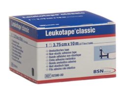 Leukotape classic Pflasterband 10mx3.75cm schwarz (1 Stück)