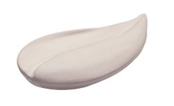 FARFALLA Duftstein Blatt Unterseite glasiert