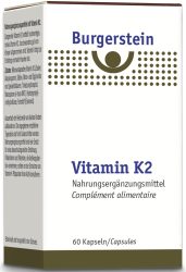 BURGERSTEIN Vitamin K2 Kaps 180 mcg Ds 60 Stk
