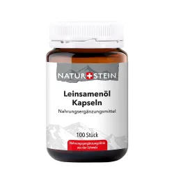 NATURSTEIN Leinsamenöl Kapseln (100 Stk)