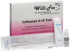 Willi Fox Influenza A+B Test für die häufigsten Grippenvieren (5 Stk)
