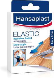 undefined, 02607-00000 Hansaplast ELASTIC (L x B) 1 m x 6 cm