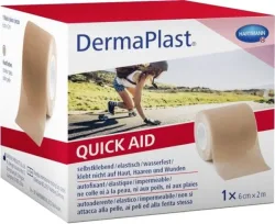 DermaPlast QuickAid 6cmx2m hautfarbig (1 Stk)