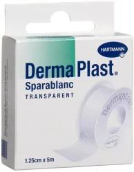 DermaPlast Sparablanc Transparent 1.25cmx5m, weiss (1 Stk)