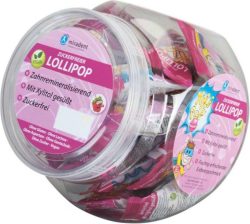 miradent Xylipop zuckerfreier Lollipop Erdbeere (25 Stk)