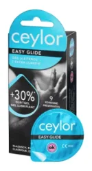 Ceylor Easy Glide Condoms with Lubricant, 9 Stück - Amorana