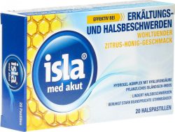 ISLA Med akut Pastillen Zitrus Honig 20 Stk