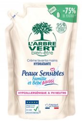 L'ARBRE VERT Öko Handseife Empfindliche Haut Refill (300ml)