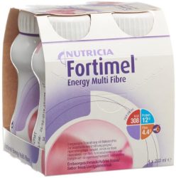 Fortimel Energy Multi Fibre Erdbeere (4x200ml)