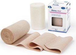 Rhena Ideal Elastische Binde 10cmx5m, hautfarben (10 Stk)