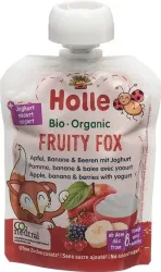 Holle Fruity Fox Apfel Banane & Beeren Joghurt (85g)