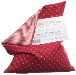 HERZZUCKER Raps-Wärmekissen Sternchen rot 26x21cm (1 Stk)