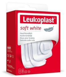 Leukoplast soft white Wundpflaster, 4 Grössen (30 Stk)