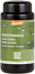 NATURKRAFTWERKE Gerstengras Pulver Demeter (50g)