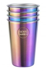 Soulbottle 4er-Pack Soulcup steel Utopia, 400ml (4 Stk)