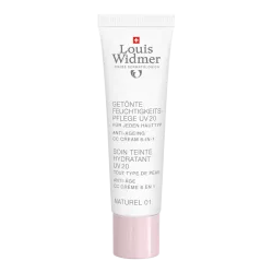 Louis Widmer Getönte Feuchtigkeitspflege UV 20 Naturel 01 parfümiert (30ml)