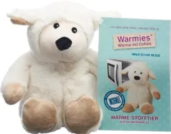 WARMIES Minis W&auml;rme-Stofftier Schaf beige