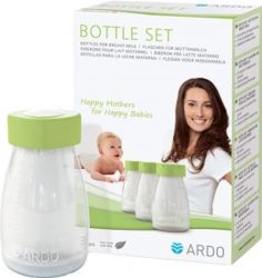 ARDO BOTTLE SET Flaschen Muttermilch 3 Stk