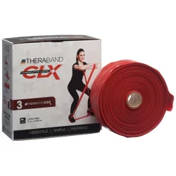 TheraBand CLX22 METER, rot/mittel (1 Stk)