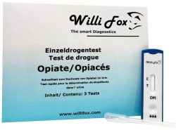 Willi Fox Forensischer Drogentest Opiate Urin (3 Stk)