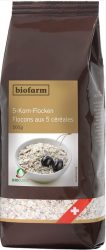 biofarm 5-Korn-Flocken Knospe (500g)