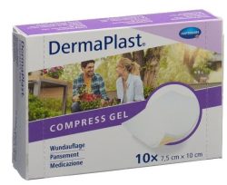 DermaPlast Wundauflage Compress Gel 7.5x10cm (10 Stk)