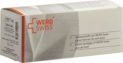 WERO SWISS Fix Elastische Gazebinde 4mx2cm weiss (20 Stück)