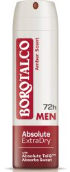 Borotalco Men Deo Spray Absolute ExtraDry Amber (150ml)