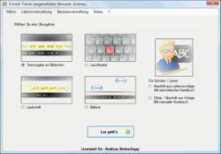 Schreib-Trainer von Andreas Breitschopp Softwareentwicklung und Vertrieb