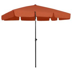 vidaXL, vidaXL Strandschirm Terracotta-Rot 200x125 cm
