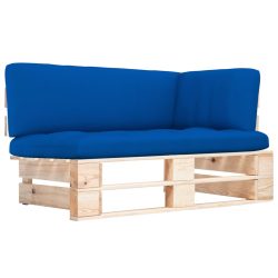 vidaXL Garten-Paletten-Ecksofa Imprägniertes Kiefernholz