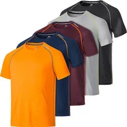 Nordcap 5er Pack Herren Sport-Shirts atmungsaktiv