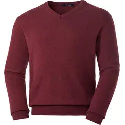 Royal Spencer Herrenpullover Kaschmir-Seide mit V-Ausschnitt