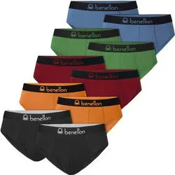 Benetton 10er Pack Herren Slips