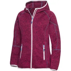 Spitzbergen Damen Kapuzen-Strickfleecejacke