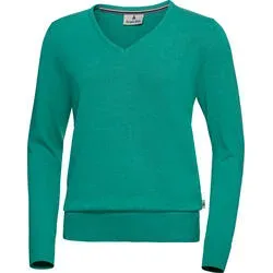Jacques Britt Damen Pullover mit V-Ausschnitt