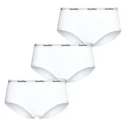 Benetton 3er Pack Damen Hüfthosen hoch