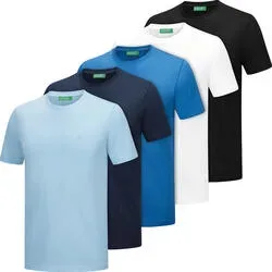 Benetton 5er Pack T-Shirts unisex, pflegeleicht und sportlich