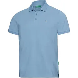 Benetton Poloshirt kurzarm unisex, unifarben aus 100% Baumwolle 
