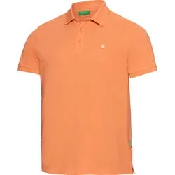 Benetton Poloshirt kurzarm unisex, unifarben aus 100% Baumwolle 