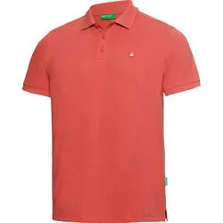 Benetton Poloshirt kurzarm unisex, unifarben aus 100% Baumwolle 