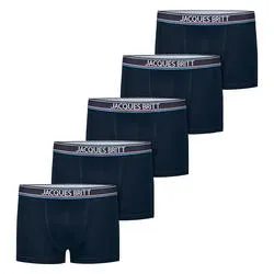 Jacques Britt 5er Pack Boxershorts, Baumwolle mit Stretch