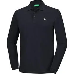 Benetton Poloshirt langarm unisex, hautfreundlich aus 100% Baumwolle