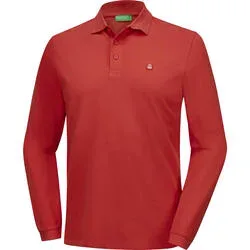 Benetton Poloshirt langarm unisex, hautfreundlich aus 100% Baumwolle