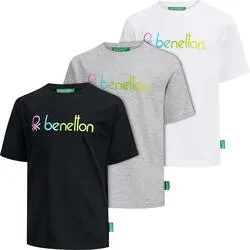 Benetton 3er Pack Kinder T-Shirts