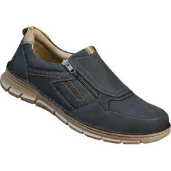 Tom Ramsey Herren Leder-Slipper mit Zipp