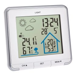TFA Dostmann LIFE 35.1153.02 Funk-Wetterstation Vorhersage für 12 bis 24 Stunden Anzahl Sensoren max. 3